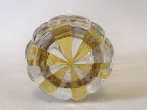 999300 Crystal Glass With 5 Amber Flashed Circles With 4 Engraved Landmarks 1 Plain, Cuts Around Circles, Bottom & Cut Base With Amber Flash, Bohemian Glassware, Antique, - ReeceFurniture.com - Free Local Pick Ups: Frankenmuth, MI, Indianapolis, IN, Chicago Ridge, IL, and Detroit, MI