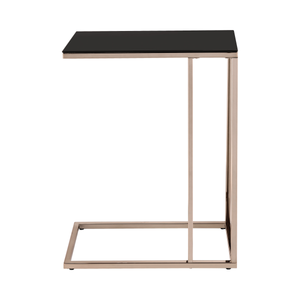 G902928 - Rectangular Accent Table - Black And Chocolate Chrome - ReeceFurniture.com