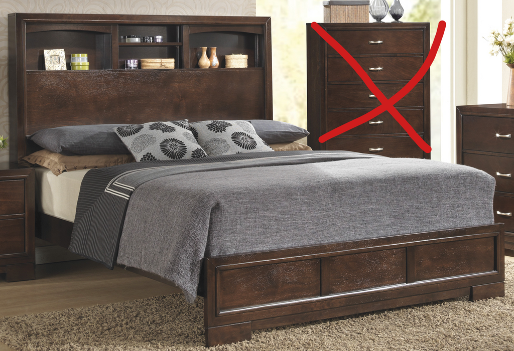C4233A Walnut Bedroom - ReeceFurniture.com