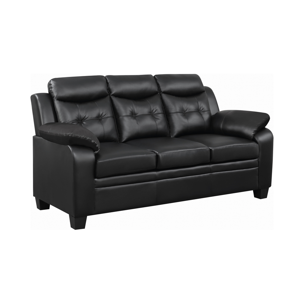 G506551 - Finley Tufted Upholstered Living Room - Black - ReeceFurniture.com
