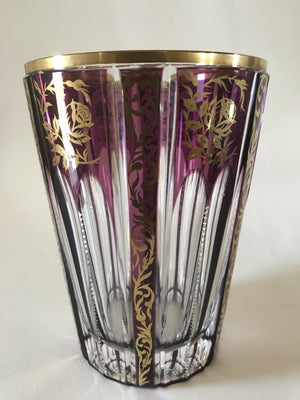 910029 Amethyst Cased With Fancy Gold Lines and Rim - ReeceFurniture.com