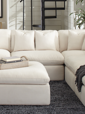G551451 - Hobson Cushion Back Living Room - Off-White - ReeceFurniture.com