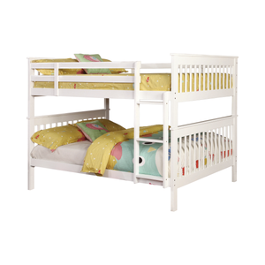 G460244 - Chapman Bunk Bed - Twin, Full or Twin Over Full - White - ReeceFurniture.com