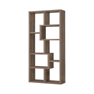 G800510 - 10-Shelf Bookcase - Weathered Grey - ReeceFurniture.com
