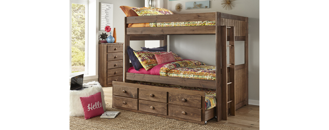 626 Full Full Chestnut Bunk Bed