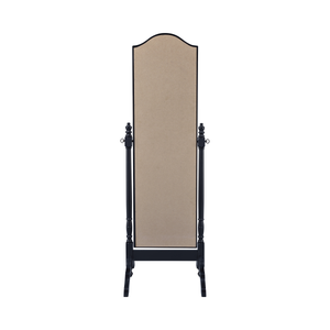 G950801 - Rectangular Cheval Mirror With Arched Top - Black - ReeceFurniture.com