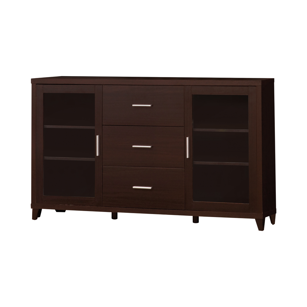 G700881 - 60" TV Console Entertainment Set - Cappuccino - ReeceFurniture.com