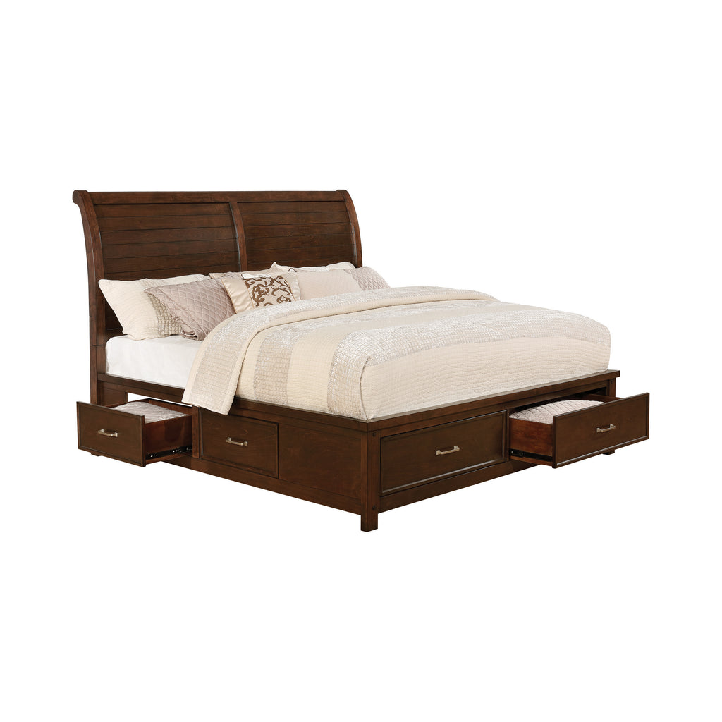 G206430 - Barstow Bedroom Set - Pinot Noir - ReeceFurniture.com