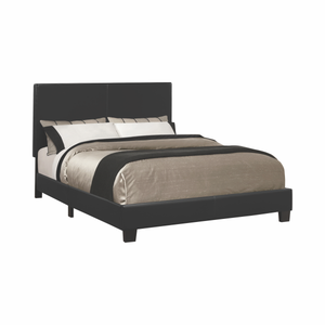 G300558 - Muave Upholstered Bed - Black - ReeceFurniture.com