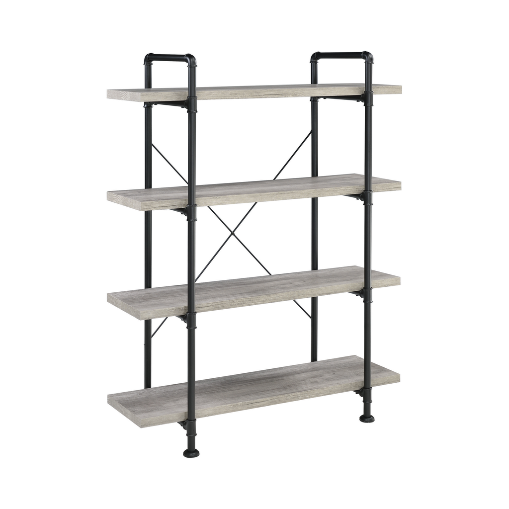 G803701 - Delray  Home Office - Grey Driftwood And Black - ReeceFurniture.com