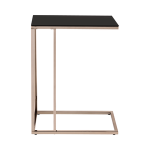 G902928 - Rectangular Accent Table - Black And Chocolate Chrome - ReeceFurniture.com