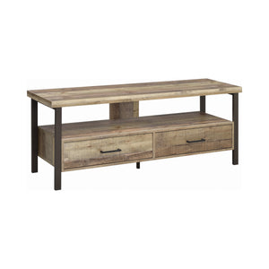 G721881 - 2 or 3-Drawer TV Console - Weathered Pine - ReeceFurniture.com