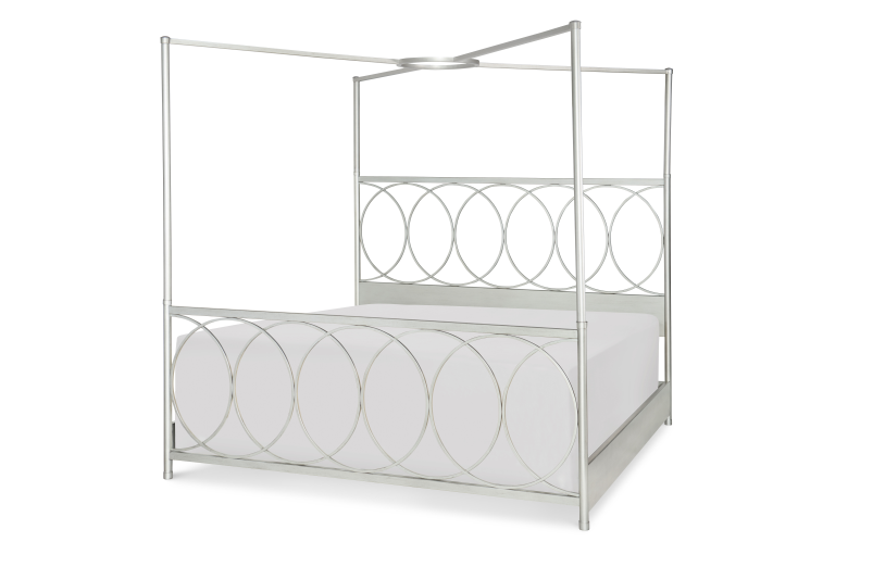 7200 Cinema Metal Canopy Bed by Rachael Ray - ReeceFurniture.com