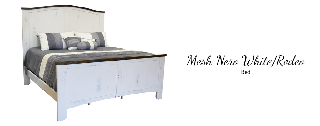 1025 Mesh Nero White / Rodeo - ReeceFurniture.com