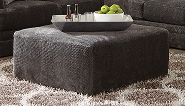 4376 Mammoth Smoke Modular 3 Piece Sectional - Chaise - ReeceFurniture.com