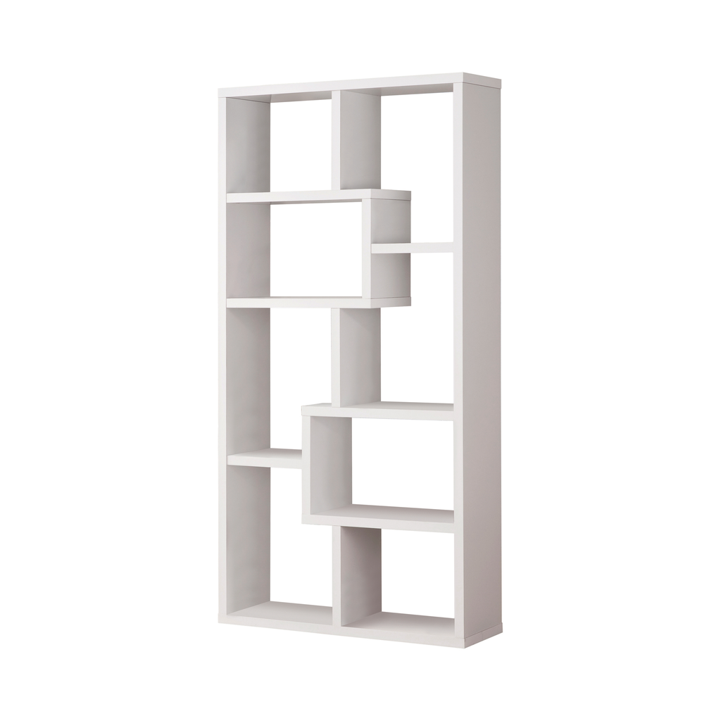 G800136 - 10-Shelf Bookcase - White - ReeceFurniture.com