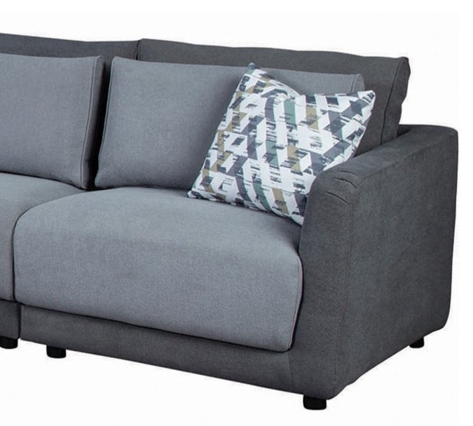 G551441 - Seanna Cushion Back Upholstered Living Room - Light And Dark Grey - ReeceFurniture.com