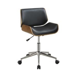 G800612 - Adjustable Height Office Chair - Black And Chrome or Ecru And Chrome - ReeceFurniture.com