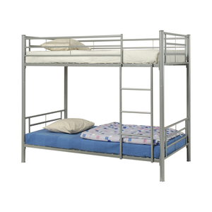 G460072 - Hayward Twin Over Twin Bunk Bed - Silver or Black - ReeceFurniture.com