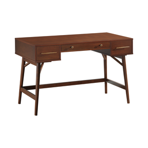 G800744 - 3-Drawer Writing Desk - Walnut or White - ReeceFurniture.com
