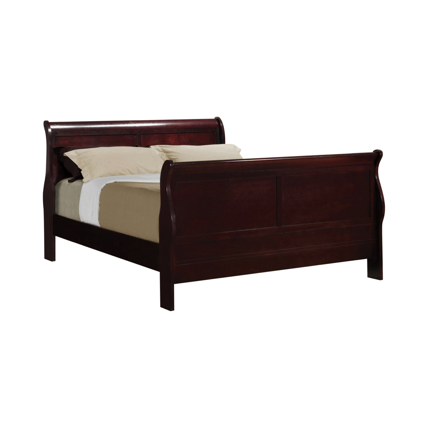 Louis Philippe - Cherry Bedroom Set Coaster Furniture