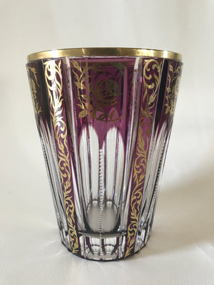 910029 Amethyst Cased With Fancy Gold Lines and Rim - ReeceFurniture.com