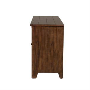 Lake House Entertainment - Rustic Brown Oak - ReeceFurniture.com