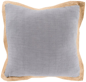 Jf003-1818 - Jute Flange - Pillow Cover - ReeceFurniture.com