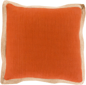 Jf004-1818 - Jute Flange - Pillow Cover - ReeceFurniture.com