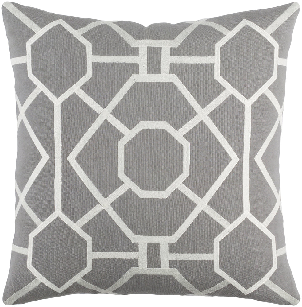 Kingdom Pillow Kit - Medium Gray, Ivory - Poly - KGDM7042 - ReeceFurniture.com