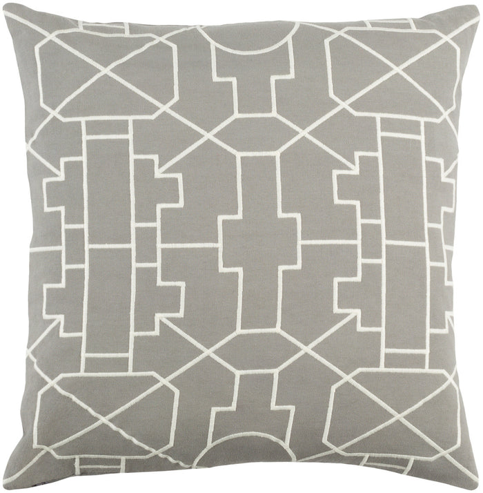 Kingdom Pillow Kit - Medium Gray, Ivory - Down - KGDM7054