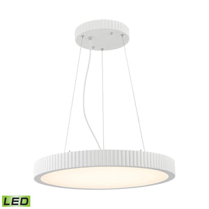 Digby - Chandelier - Matte White - ReeceFurniture.com