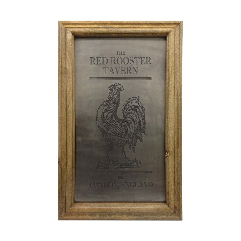 MAG012 - Rooster Etched Magnet Board - ReeceFurniture.com