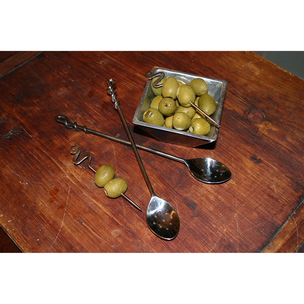 MART002 - Martini Stirrer - Polished (Set of 4) - ReeceFurniture.com