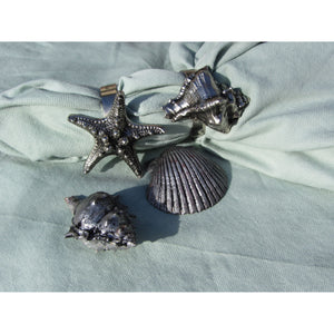 NAP016 - Seashell Napkin Rings (Set of 4) - ReeceFurniture.com