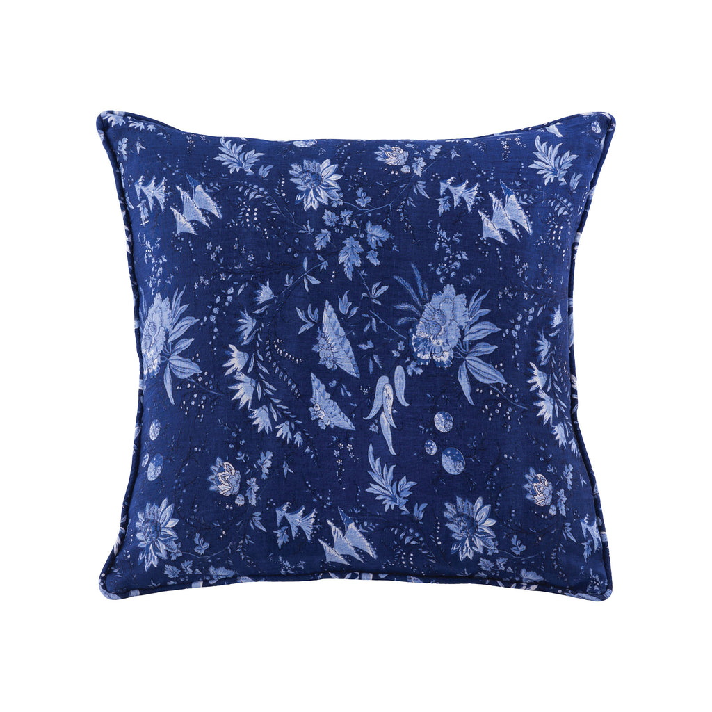 PLW037 - [???] 20X20 Hand-Printed Reversible Pillow in 100% Linen - COVER ONLY - ReeceFurniture.com