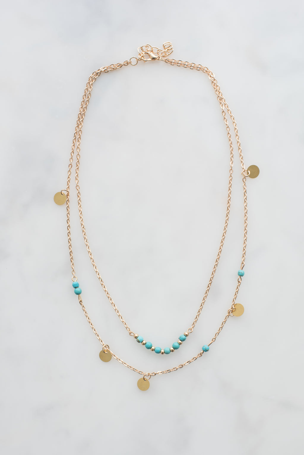 Pretty Gold Necklace - ReeceFurniture.com