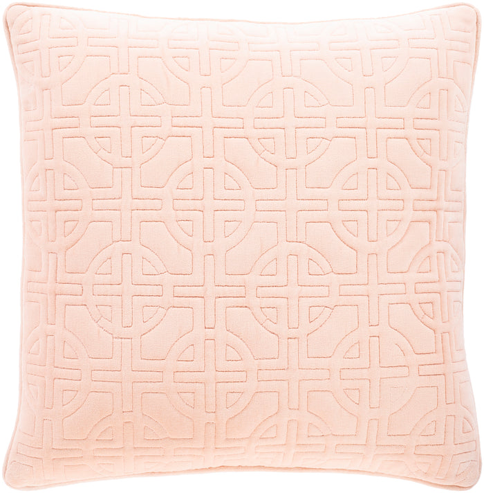 Qcv001-1818 - Quilted Cotton Velvet - Pillow Cover