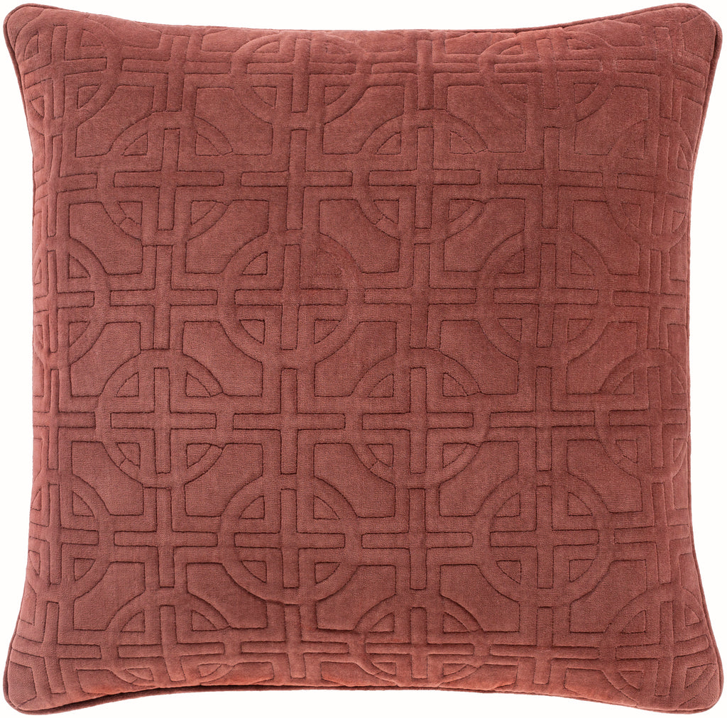 Qcv004-1818 - Quilted Cotton Velvet - Pillow Cover - ReeceFurniture.com