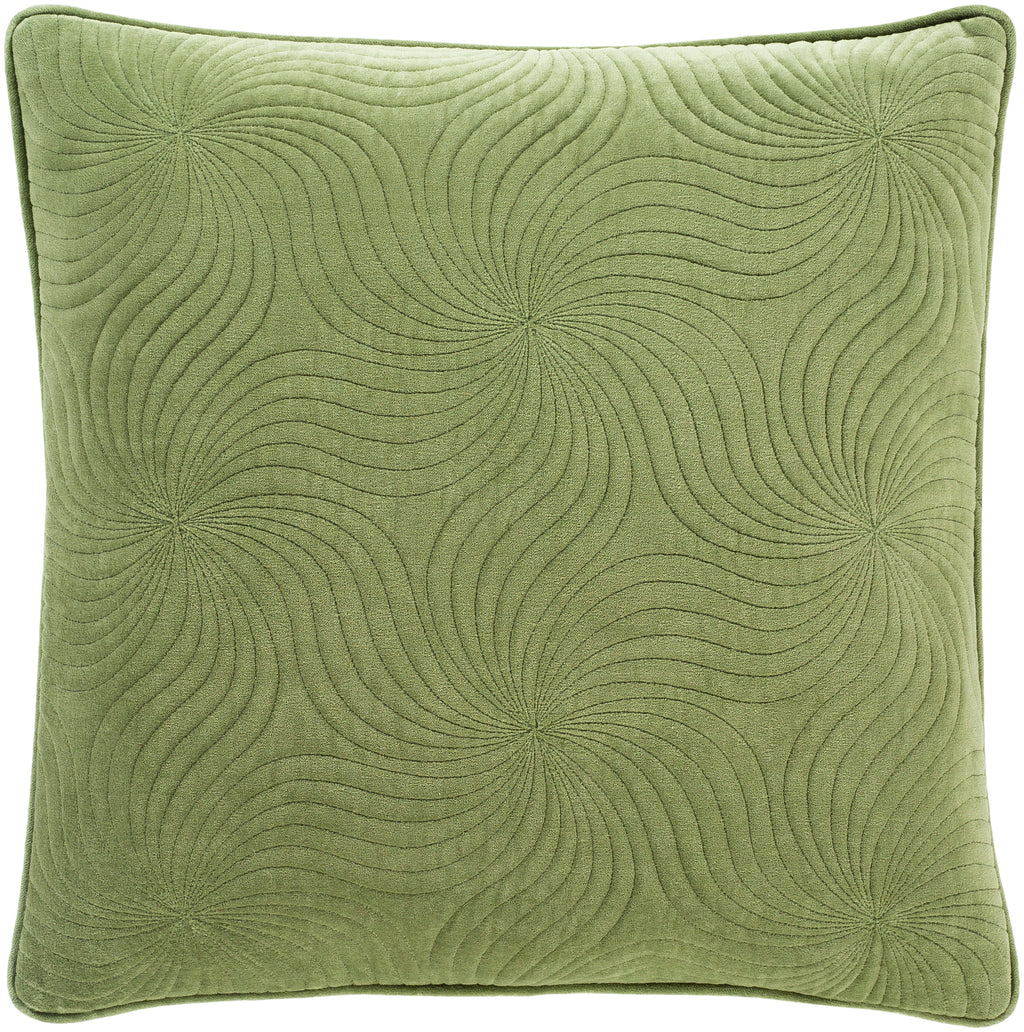 Qcv007-1818 - Quilted Cotton Velvet - Pillow Cover - ReeceFurniture.com