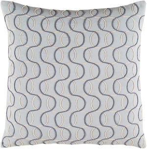 Solid Bold II Pillow Kit - Medium Gray, Charcoal, Cream - Down - SDB001 - ReeceFurniture.com