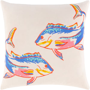 Slf010-1818 - Sea Life - Pillow Cover - ReeceFurniture.com