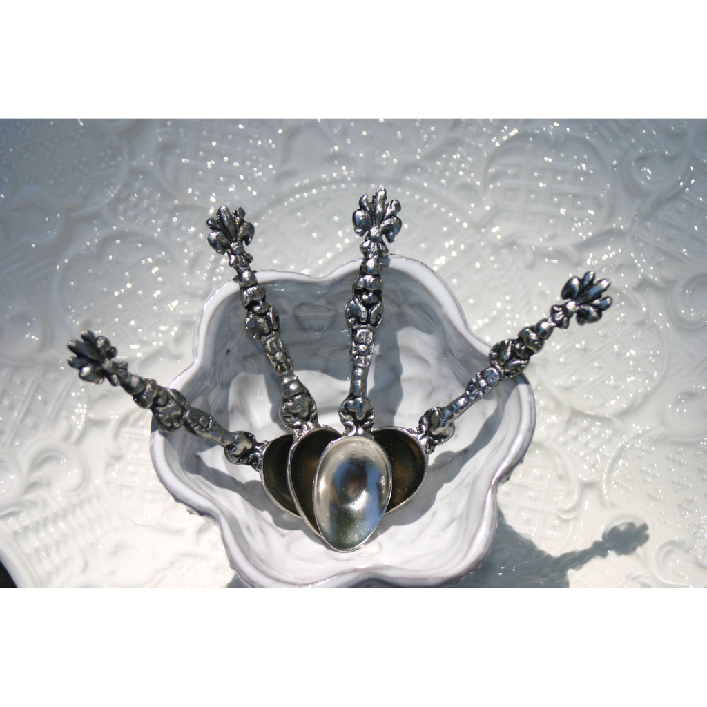 SPOON003 - Fleur Demitasse Spoons (Set of 4) - ReeceFurniture.com