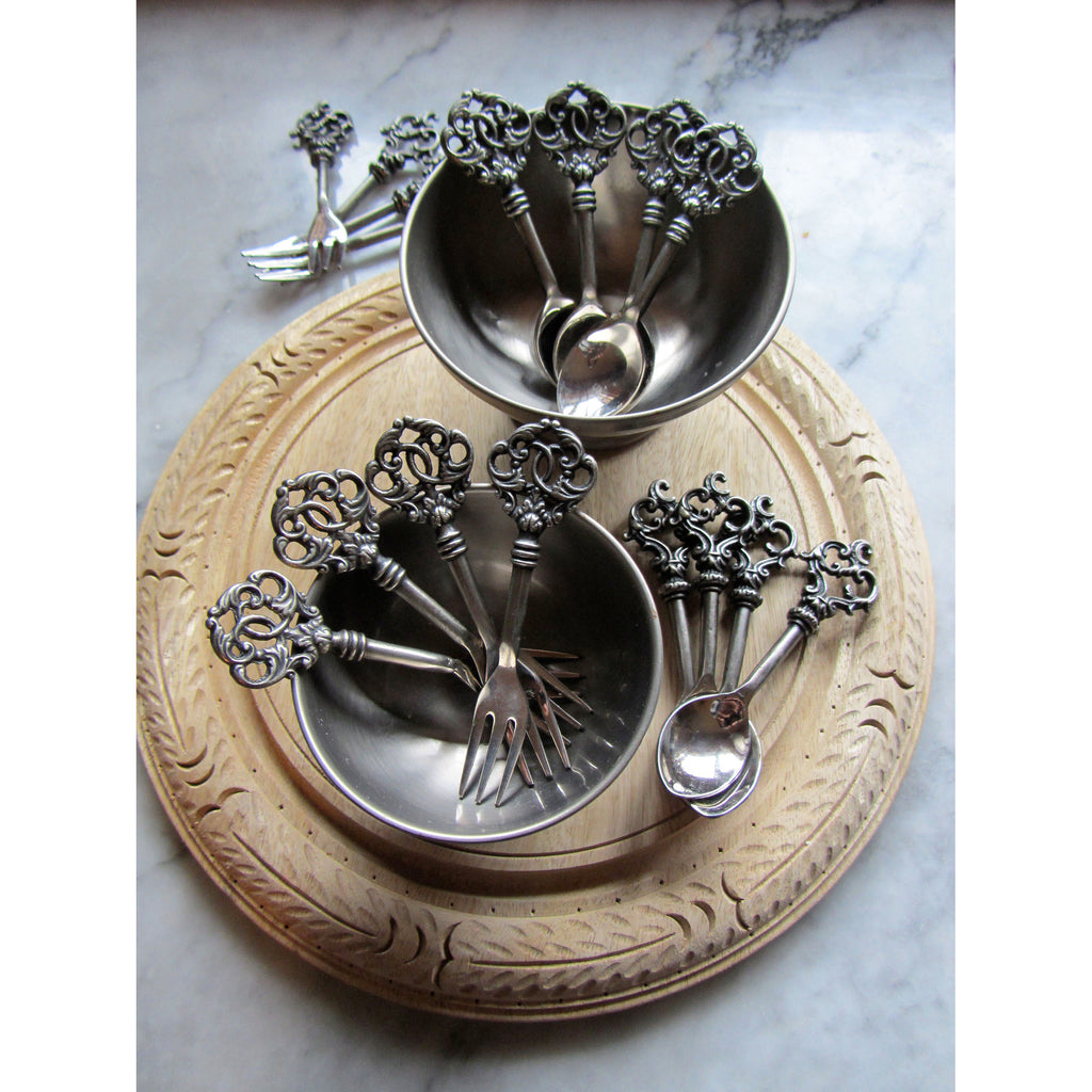 SPOON005 - Key 1 Demitasse Spoons (Set of 4) - ReeceFurniture.com