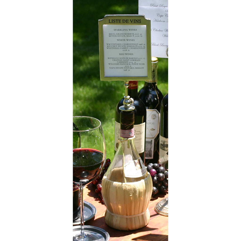 STOP006 - Liste de Vins Bottle Stopper - ReeceFurniture.com