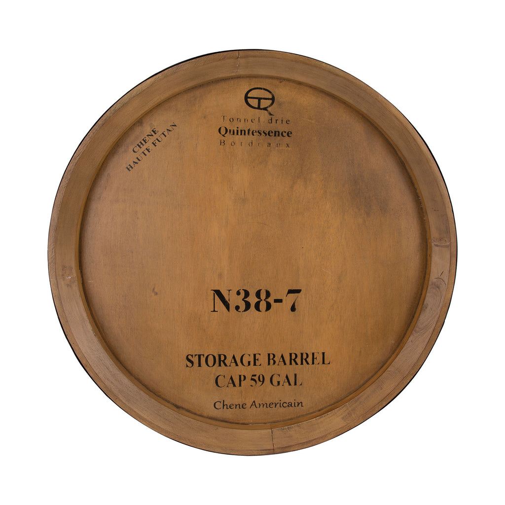 SUSAN011 - WB Wine Barrel Banded Lazy Susan - ReeceFurniture.com