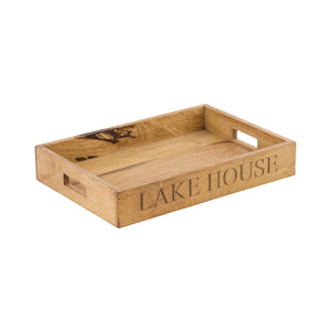 TRAY042 - Lakehouse Wood Tray - ReeceFurniture.com