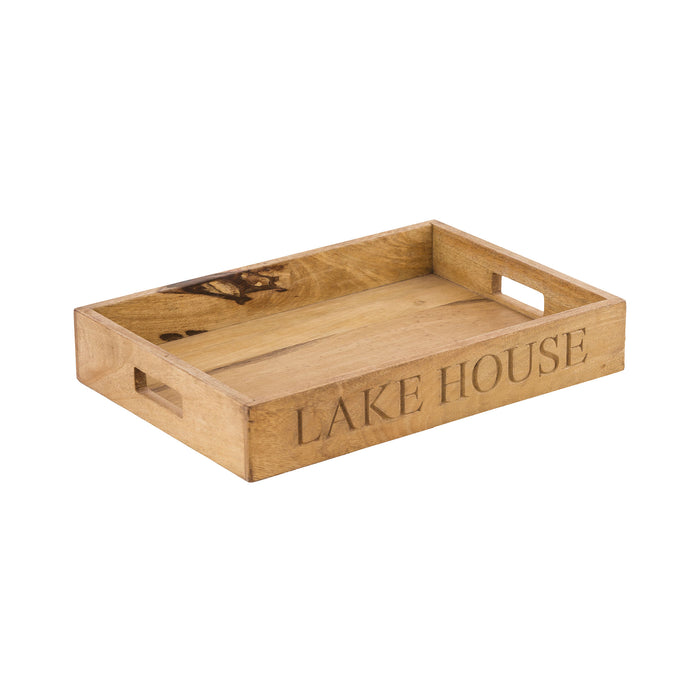 TRAY042 - Lakehouse Wood Tray