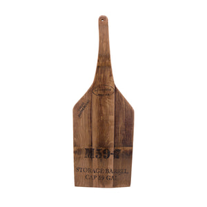 TRAY047 - WB Wine Stave Bottle Shaped Server - ReeceFurniture.com