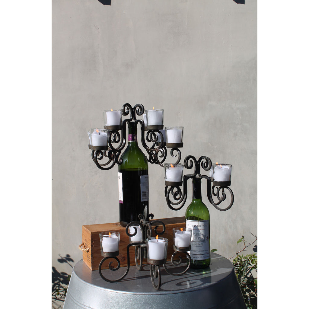 VOT006 - Fleur-de-lis Votive Candelabra - ReeceFurniture.com